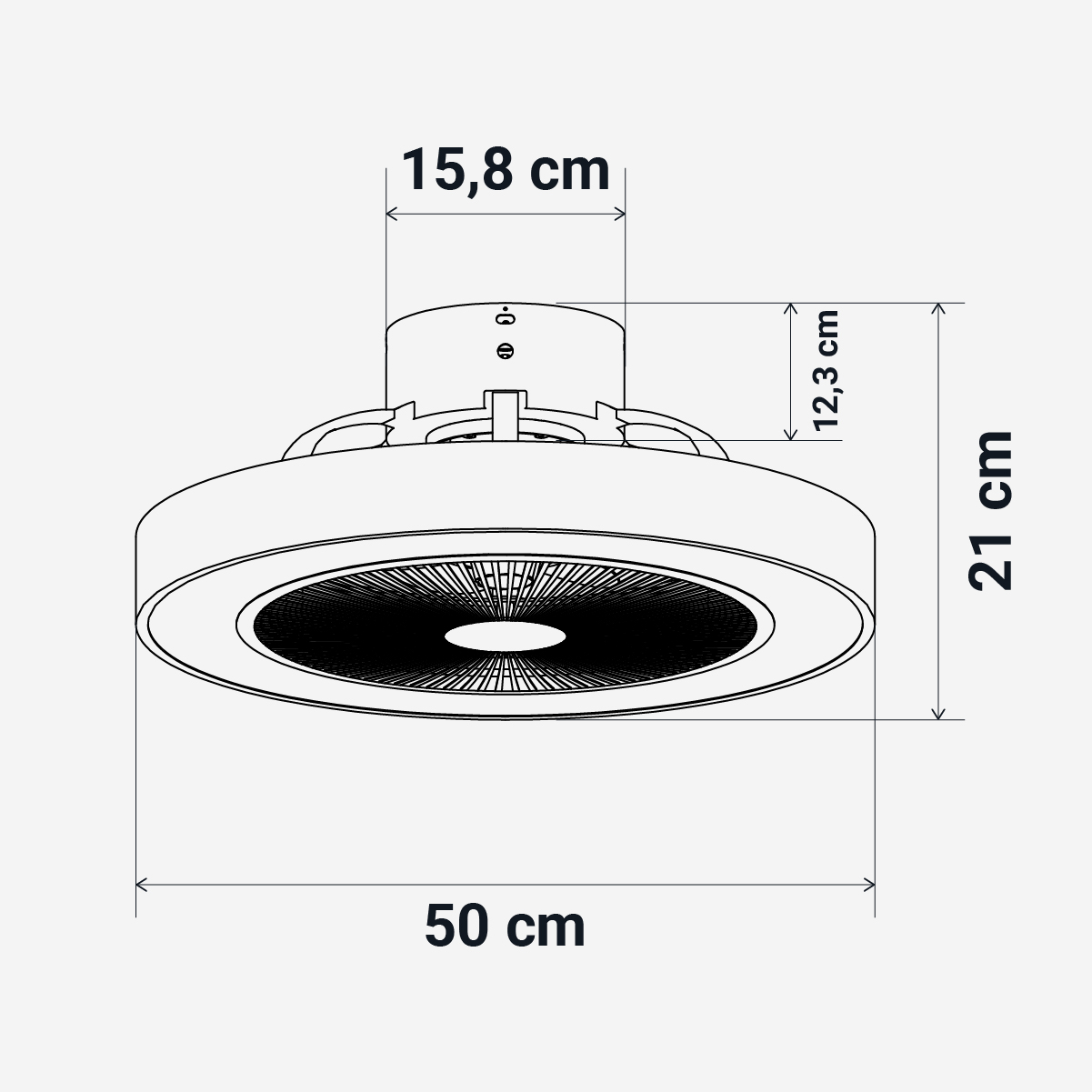 VENTILADOR TECHO U.BLUE TRAMONTANA 6051WD DC WIFI